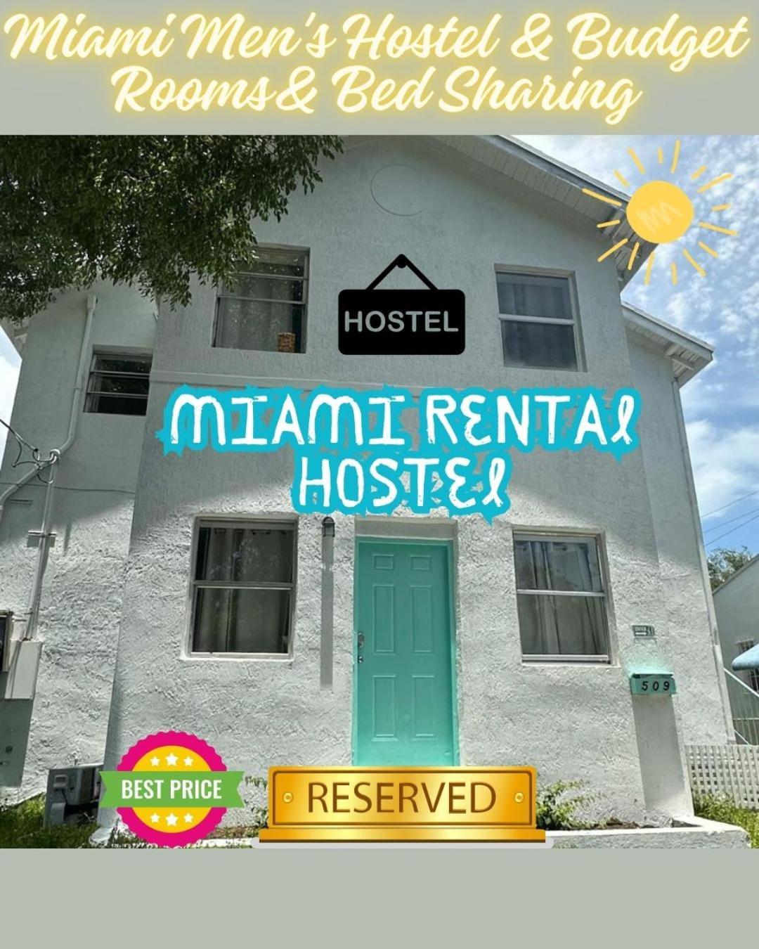 103 Miami Shared Rooms For Men Central Comfortable, Affordable Dış mekan fotoğraf